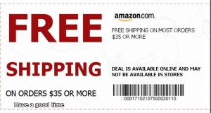 amazon coupons free shipping