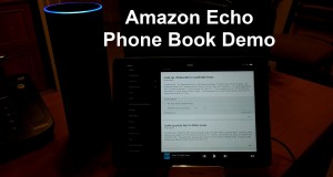 Amazon Echo – Phone Book Demo