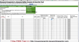 Amazon FBA Seller Coupon Promotion Tracking and Product Scarcity Tool