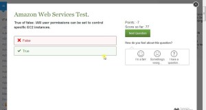 Amazon Web Services test : elance question and answers