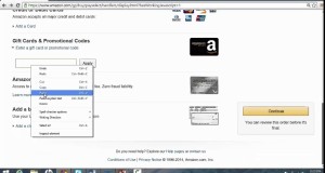 Apply Amazon Coupons and Promtional Codes