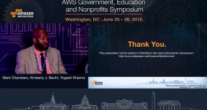 AWS Symposium – Washington, DC | Driving Innovation with Open Data