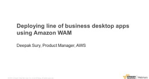 Deploying line of business desktop apps using Amazon WAM