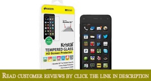 Details Amzer Kristal HD Tempered Glass Screen Protector Shield for Amazon Fire Phone –  Deal