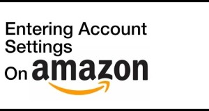 Entering Account Settings on Amazon.in