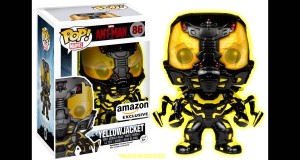 Funko POP Movies: Ant-Man Glow in The Dark Yellow Jacket Action Figure [Amazon Exclusive]
