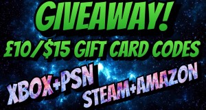 GIVEAWAY! [OPEN] XBOX, PSN, STEAM, AMAZON GIFT CARD CODES! [£10/$15]