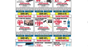 Harbor Freight Coupons Inside Track Club – August!