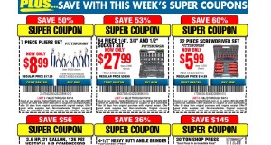Harbor Freight Super Coupons!