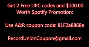 Record Union A&R Code: 81F2a8868e – Get music to Spotify, Itunes, Amazon, Google