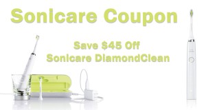 Sonicare Coupon on Amazon – Save $45 off Sonicare DiamondClean from Best Sonicare Coupons
