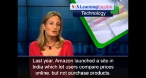 Voa Learning English TV – Technology | Amazon Launches Online Shopping Site in India
